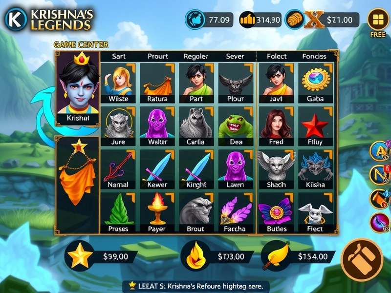 Krishna S Legends Character Roster